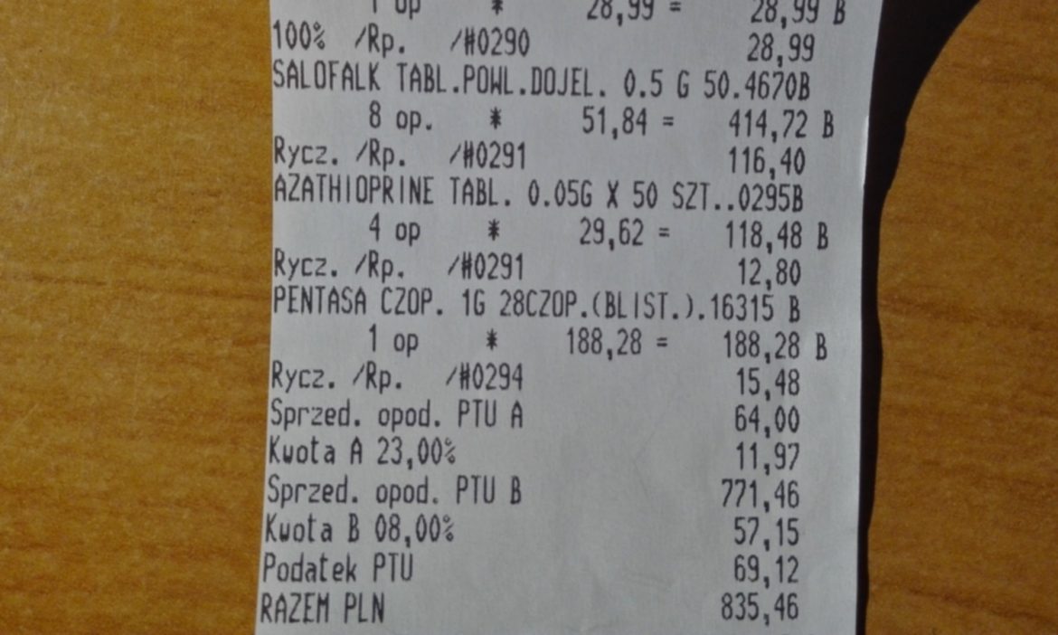 Leki – ile kosztuje choroba